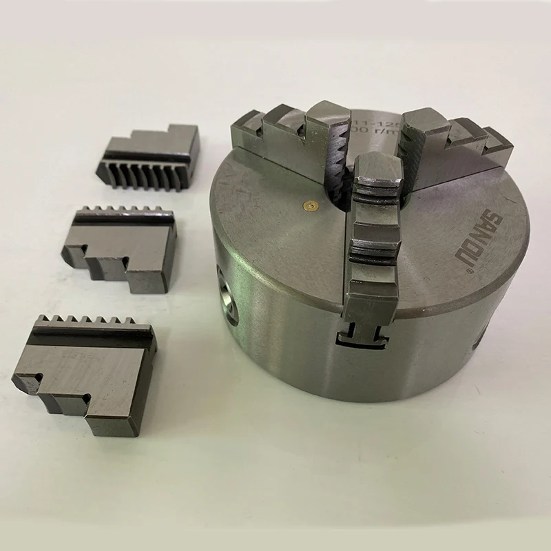 

SANOU Lathe Chuck K11-125 Three Jaw Self-Centering Chuck 125mm Scroll Chuck 5'' Jaw Chuck With Harden Steel For Mini Lathe