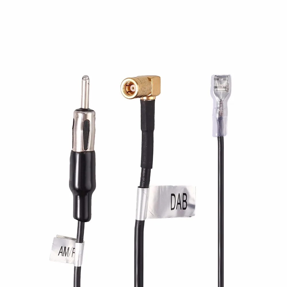 Justech FM Dachantenne Antenne Shark Design Aktiv SMB Kupplung DIN Stecker 5m для sony Pioneer Kenwood DAB радиосигнальные антенны