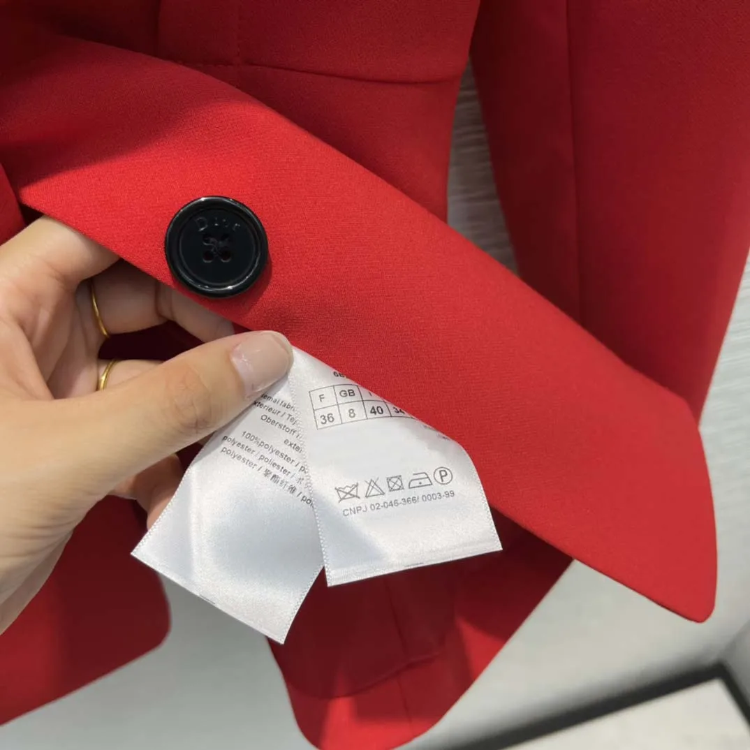 

Commute Solid Blazer Coats for Women Top Quality 3D Cut Notched Long Sleeve Coats High-end Brand Slim Suit Coat Lady Autumn 2021