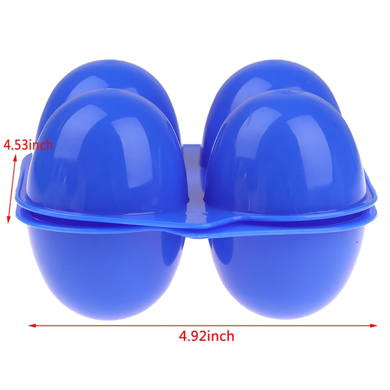 

1pc Portable Kitchen Convenient Container Egg Storage Box Container Hiking Outdoor Camping Carrier For 4 Eggs Case Box