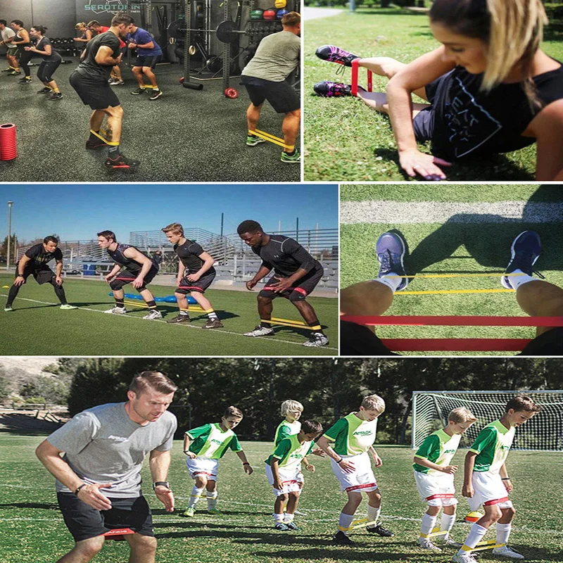 

Motion Latex Tension Ring Strength Training Elastic Band Tension Band Stretch Fitness Thick Resistance Ring Set Elastic Ring