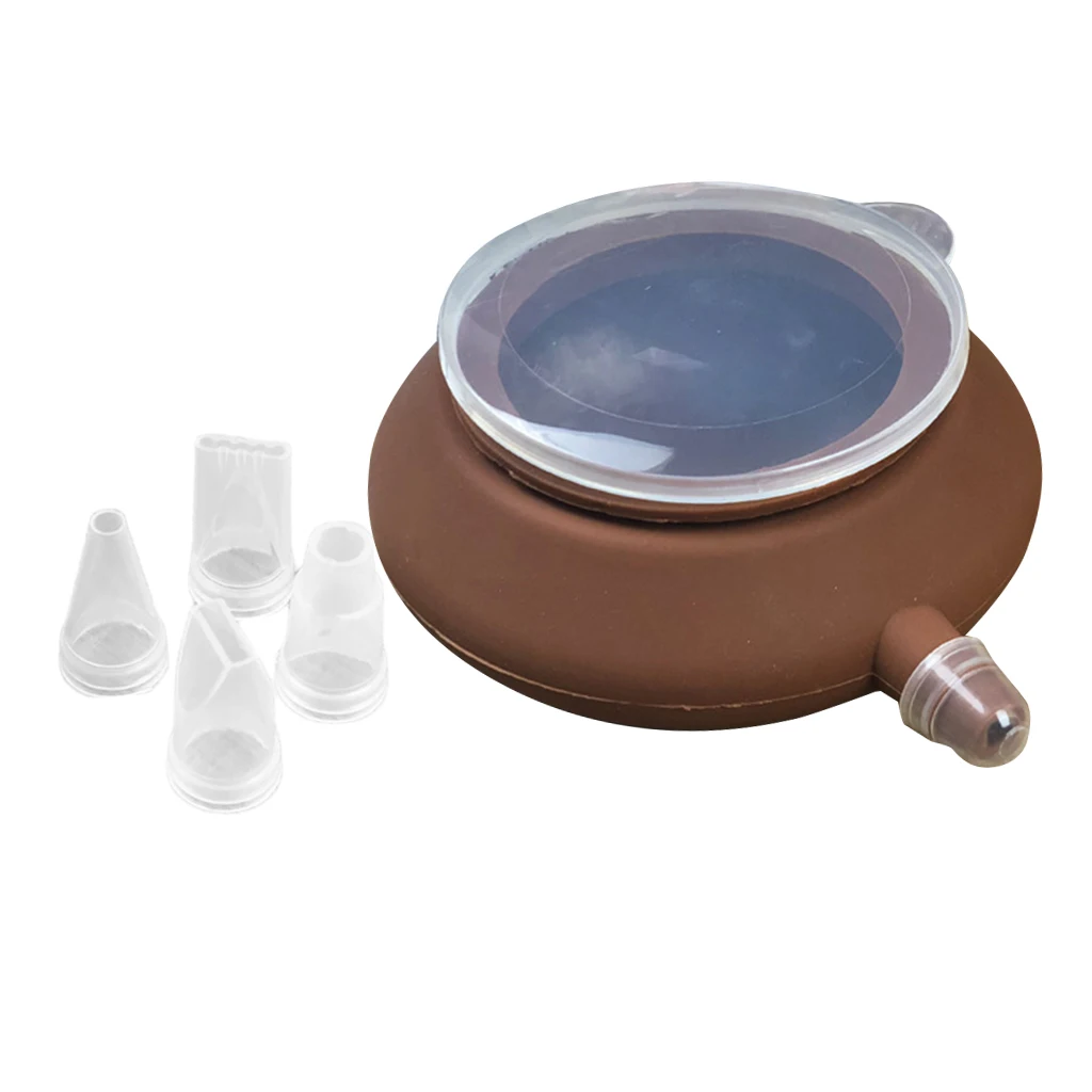 Упаковка 5 насадок для украшения Силиконовое Обледенение труб мешок ручка