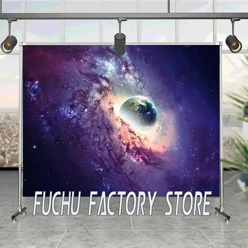

18 Styles Black Hole Starry Sky Science Fiction Theme Children 'S Birthday Party Photography Background Home Studio Backdrop