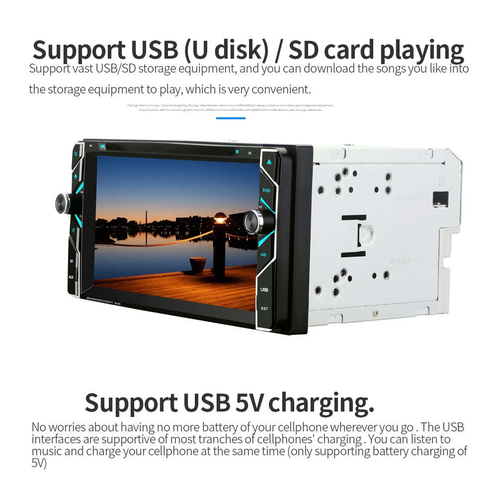 2 Din Автомобильная Радио TF Bluetooth автомобильный DVD мультимедийный плеер для Toyota Corolla Camry MR2 Prado RAV4 Yaris 7 ''Авторадио аудио стерео