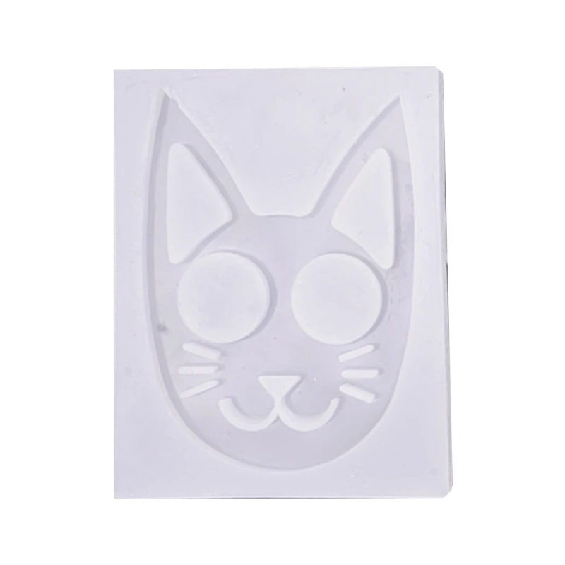 

Прозрачная эпоксидная смола, форма для самостоятельной сборки, блестящая защита, кот, брелок, литье, силиконовая форма R7RF