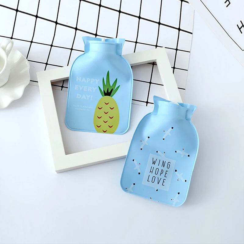 ПВХ Kawaii Мини сумка для горячей воды Милая бутылка карман девочки многоразовые