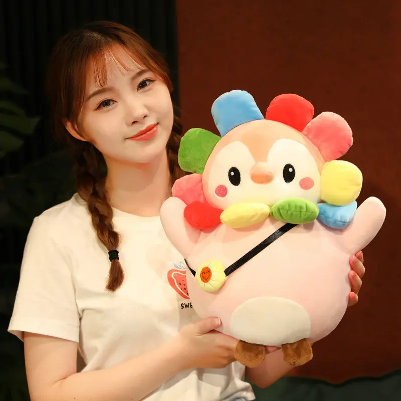 

Симпатичный Динозавр 25/35 см, пингвин, плюшевая подстилка для кровати, мягкая набивная Подушка для детей, подарок на Рождество