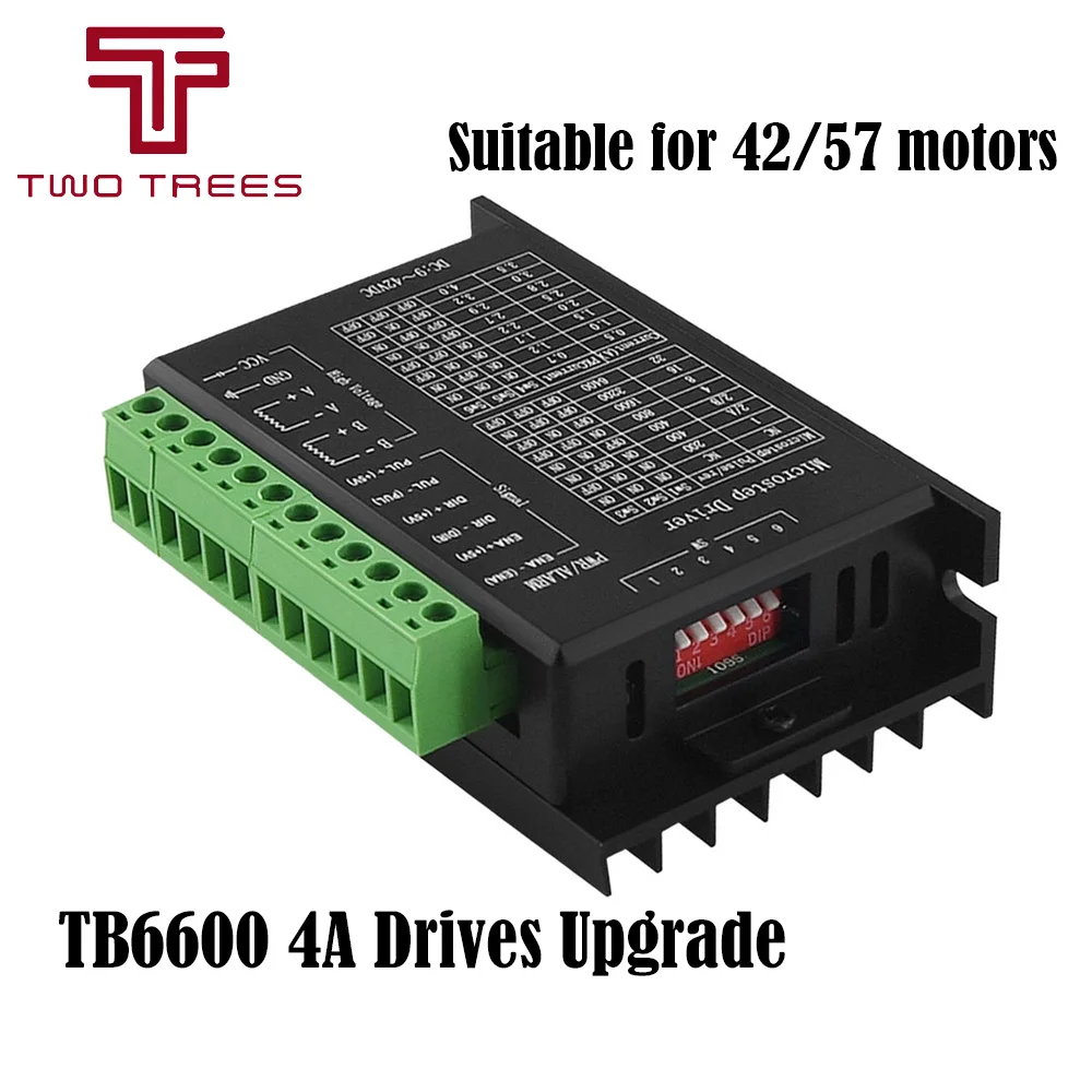 TB6600 4A диски обновления Nema17 Nema23 Nema34 42/57/86 шаговый двигатель 32 сегмент 42VDC для 3D