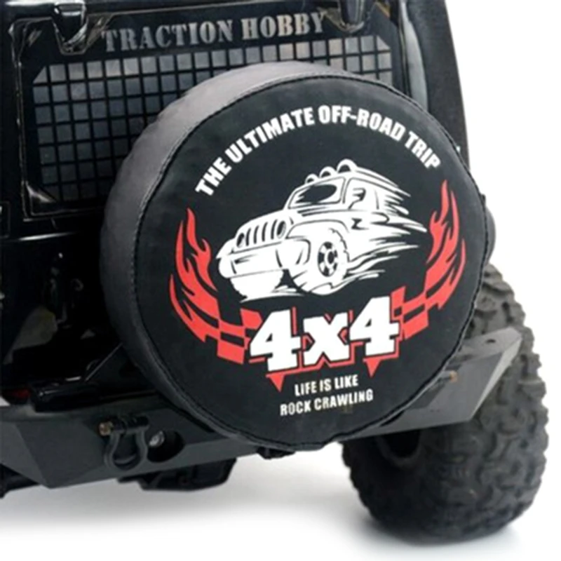 

RC Car Decoration Part Spare Tire Cover for Axial SCX10 1/10 RC Rock Crawler Car 40JC