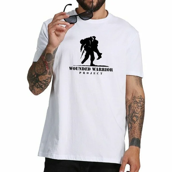 

Wounded Warrior Project Graphic Men's T-Shirt Funny Vintage Gift Men Women