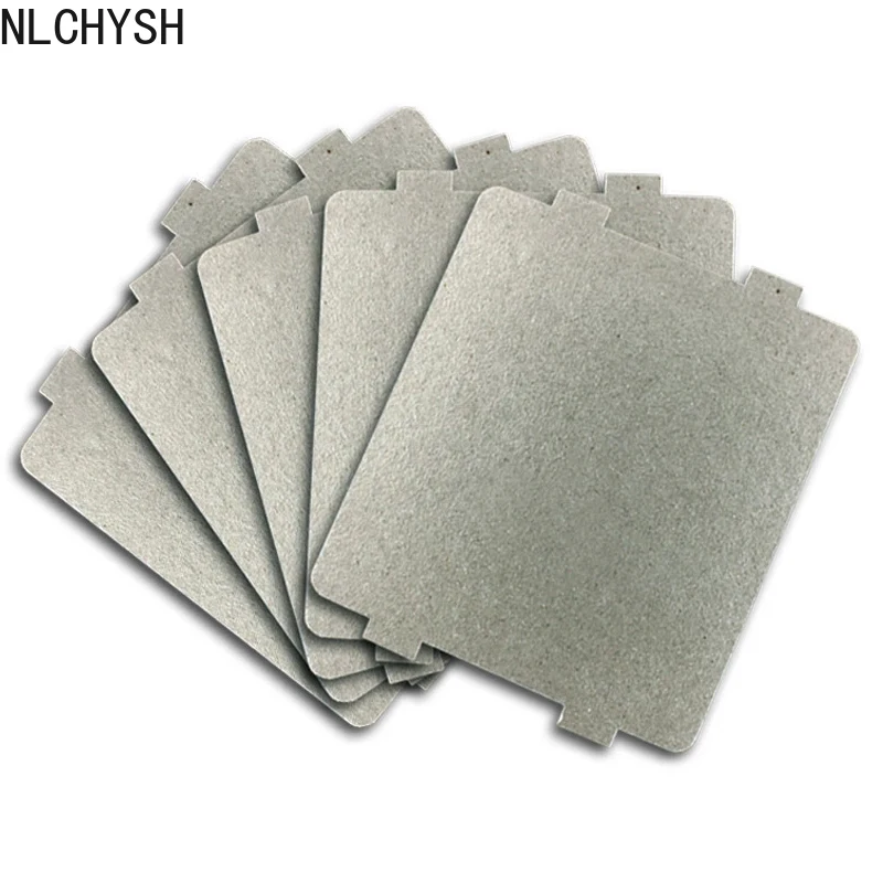 

5pcs 9.9cm*10.8cm Microwave Ovens Sheets Thickening Mica Plates Magnetron Cap Spare Parts for Galanz Midea Panasonic