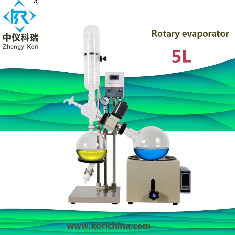 

RE-501 laboratory rotary evaporator rota evaporator extraction glassware unit for sale