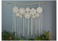 diy doily lace dream catcher wedding background room decoration indian style wall hanging dreamcatcher attrape reve