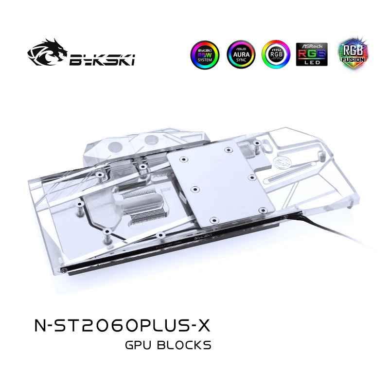 N-ST2060PLUS-X Bykski видеокарта с полным покрытием блок водяного охлаждения для ZOTAC Geforce