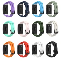 hot sales1 set watch strap soft waterproof silicone watch band wristband replacement for huawei honor band 6