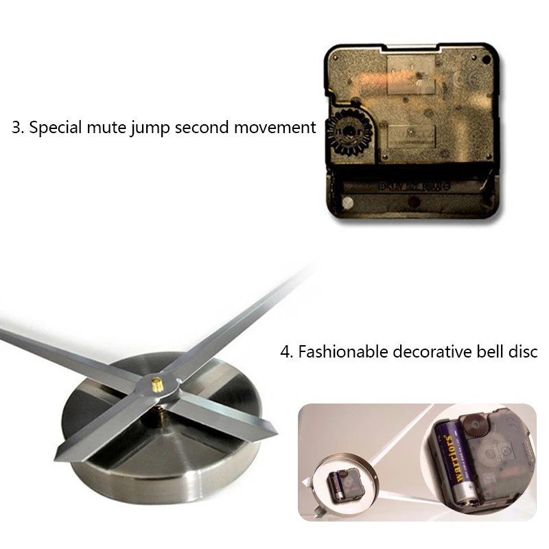 Современный дизайн акриловые 3D бескаркасные настенные часы бесшумные наклейки