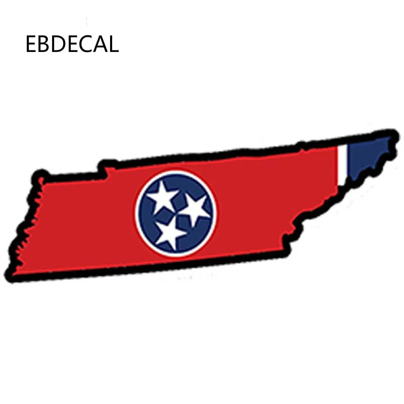 EBdecal Tennessee State Flag For Auto Car/Bumper/Window/Wall Decal Sticker Decals DIY Decor CT11129 | Автомобили и мотоциклы
