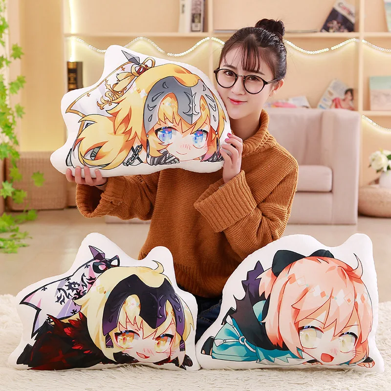 50 см Fate Grand Order Joan of Arc Saber Двусторонняя плюшевая кукольная подушка|Персонажи