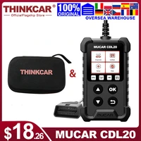 thinkcar mucar cdl20 auto obd2 code reader check engine light car scanner professional obd 2 scanner automotivo diagnostic tool