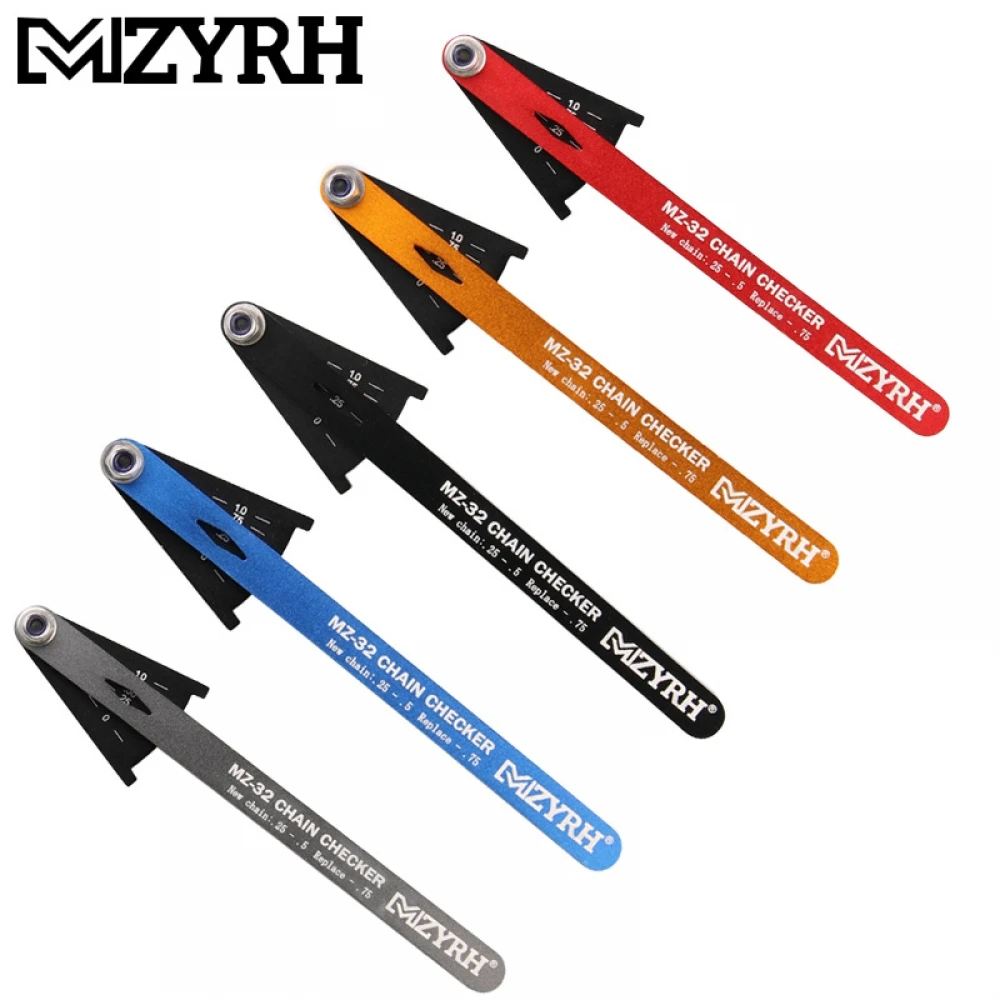 1Pc MTB Bicycle Chain Wear Indicator Tool Checker Kits Multi-Functional Mountain Road Bike Cycling Repair | Спорт и развлечения