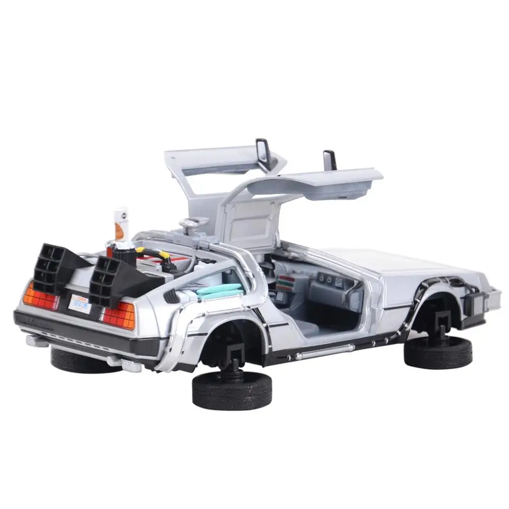 

Welly 1:24 DMC-12 DeLorean Time Machine Back to the Future Car Static Die Cast Vehicles Collectible Model Car Toys
