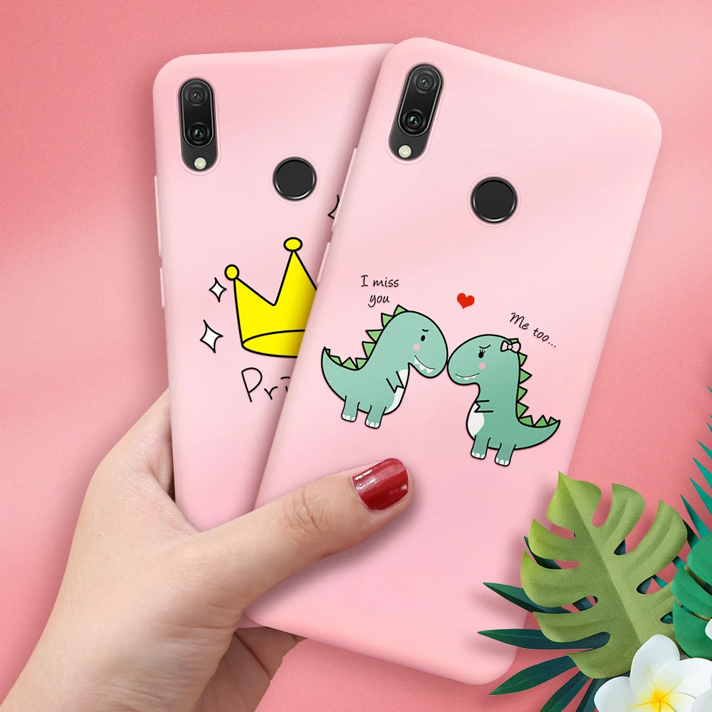 Роскошный силиконовый чехол с рисунком для Huawei P20 Lite Pro 10 P30 P40 P10 милый телефона