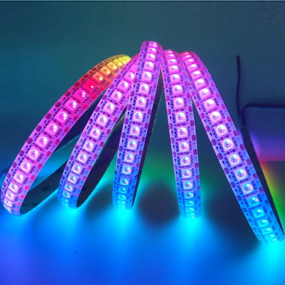 1m/2m 144 Led WS2812B WS2812 WS2813 WS2815 прокладки СИД светильник Водонепроницаемый