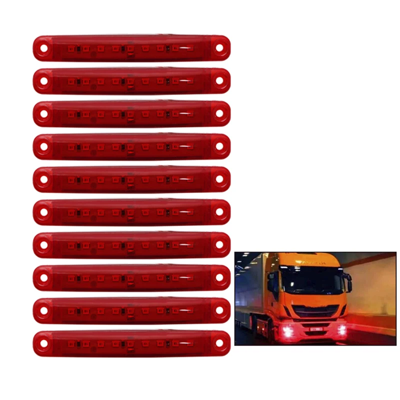 30 шт. 24 В светодиодный светодиодные фары для грузовиков боковой свет маркер