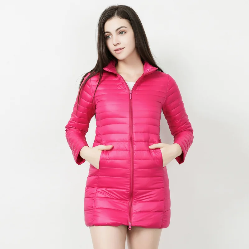 Лидер продаж женская тонкая куртка средней длины большого размера модная