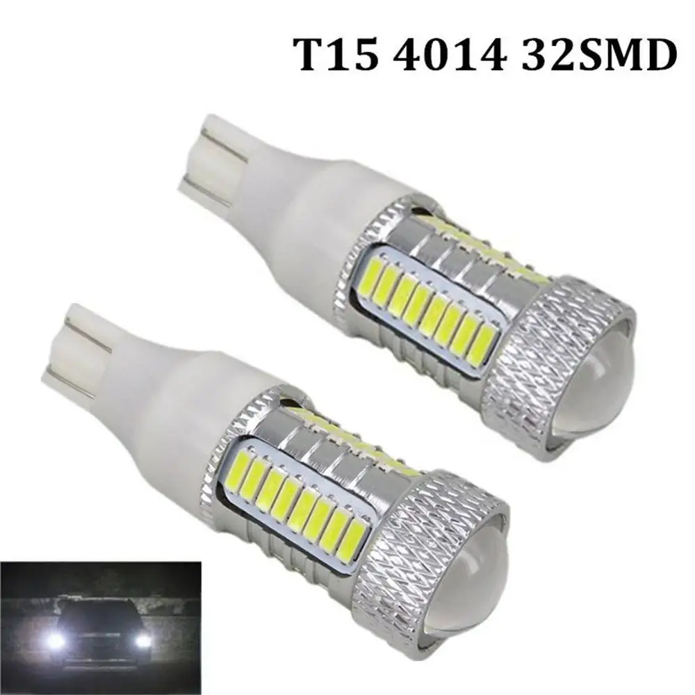 2 шт. 32 SMD4014 и светодиодные чипы cree 912 921 T15 W16W автомобильная светодиодная лампа
