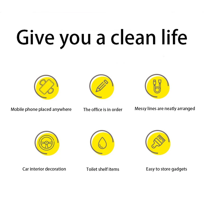 Многофункциональный магический нано двухсторонний скотч держатель для