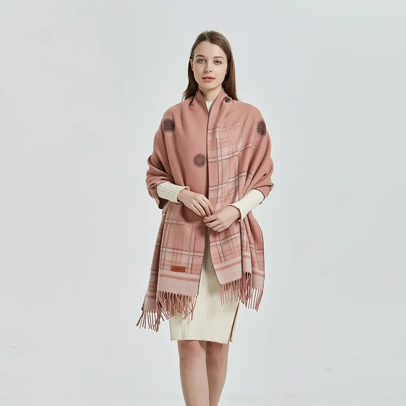 2019 модный бренд большой шарф женский длинный кашемировый осенний зимний