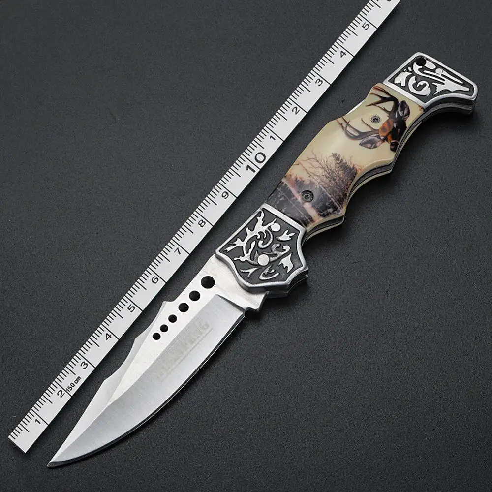 XUAN FENG outdoor tactical hunting knife high hardness army folding camping portable pocket | Инструменты