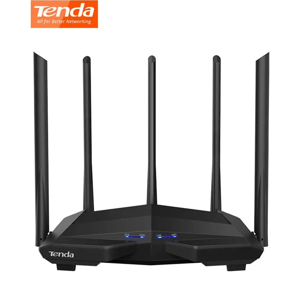 Tenda AC11 Гигабитный беспроводной маршрутизатор 1200 Мбит/с двухдиапазонный Wi Fi
