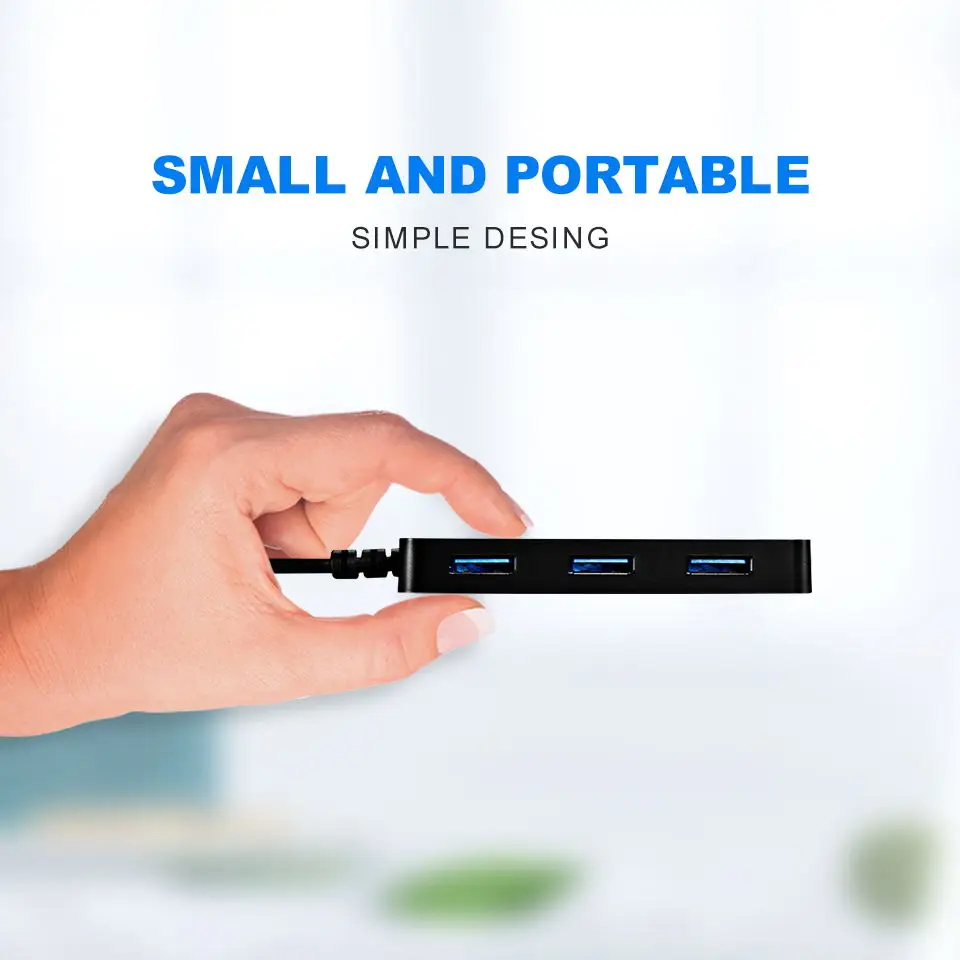Micro USB Hub 3 0 высокоскоростной 4 порта Usb адаптер мульти концентратор 5 Гбит/с Mni