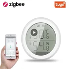 Датчик температуры и влажности Tuya ZigBee3.0, умный контрольный шлюз Tuya Zigbee для Alexa и Google Assistant, умного дома