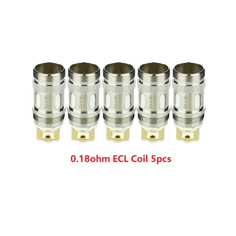 0.18ohm coil 5pcs Оригинальная батарея Eleaf Ijust 3 Vs Eleaf Ijust S батарея Vs Eleaf IJust ECM батарея со встроенным аккумулятором 3000 мАч электронная сигарета - Цвет: 0.18ohm coil 5pcs