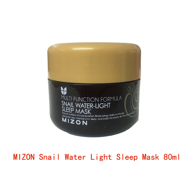MIZON Black Snail все в одном крем для лица подтягивающий крем черная Улитка все в одном крем против морщин шрам лечение акне Сыворотка для лица - Цвет: Sleep Mask 1pcs