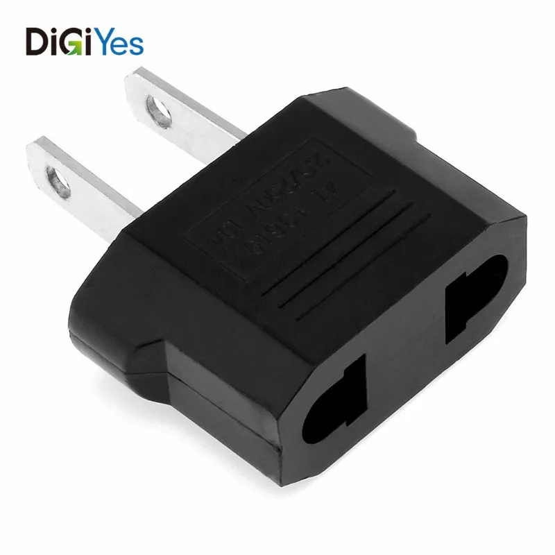 DigiYes 1 шт. 2 5 в/250 В 10A преобразователь электропитания черный США вилка для