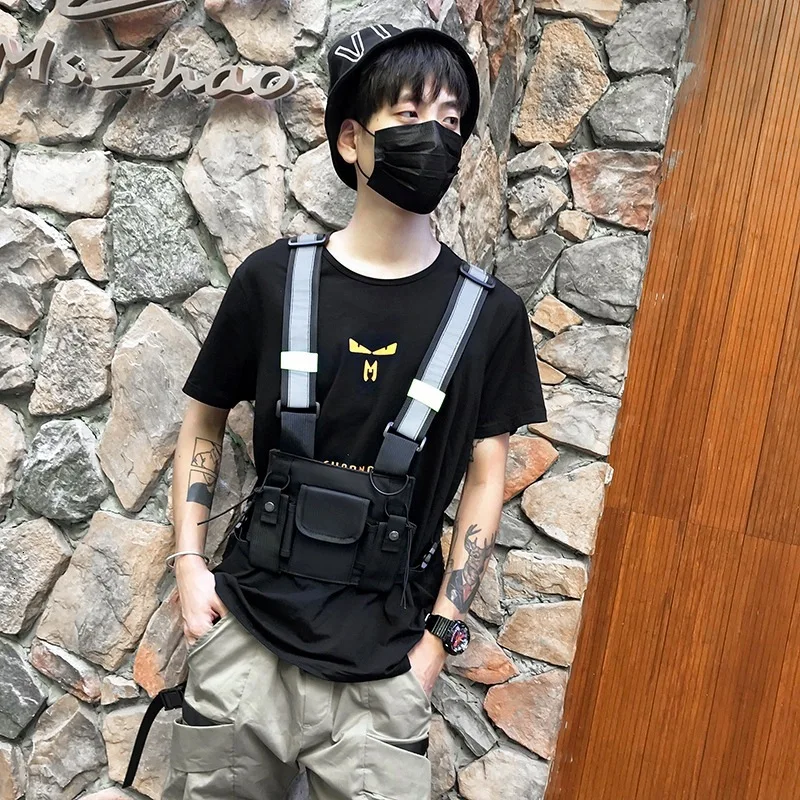 Новая тактическая функция посылка Мужская нагрудная сумка нейлоновая модная в