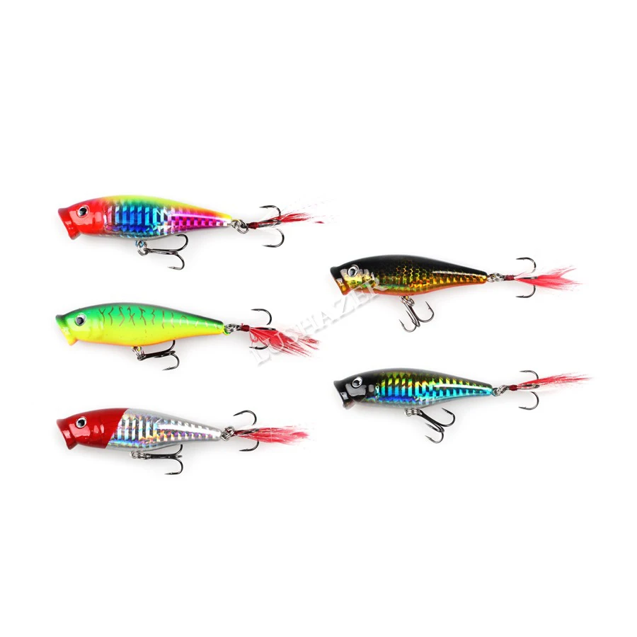 1 шт. Поппер рыболовные приманки crankbait 8g 7 5 см рыбалка воблер isca искусственный