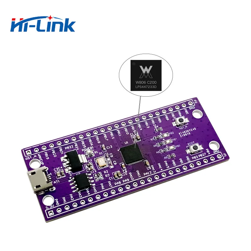 W806 микроконтроллер встроенный UART GPIOC 240 МГц 5-8Bit STM32 макетная плата CH340 IoT MCU CDK