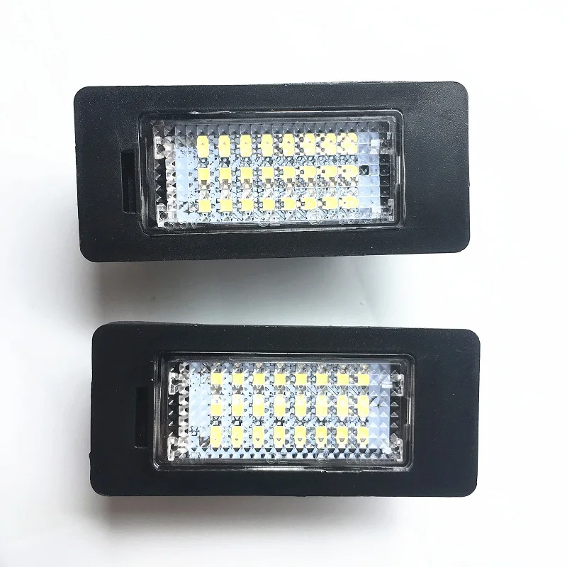 1 пара светильник Автомобильные светодиодные лампы Canbus для номерного знака E39 M5 E70