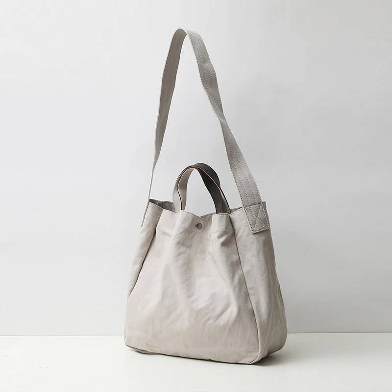 Холщовые женские сумки на плечо YFZ модные простые высококачественные ручные с