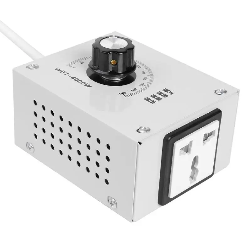 AC 220V WBT-4000W стабилизатор электронапряжения диммер контроль температуры двигателя отрицательное давление вентилятор 105*83*54 мм
