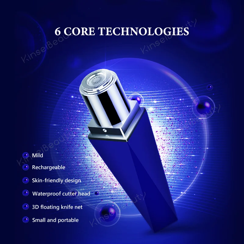 

2 In 1 Mini Hair Remover Electric Eyebrow Trimmer Painless Eye Brow Epilator Shaver Razors Portable Women Hair Remover