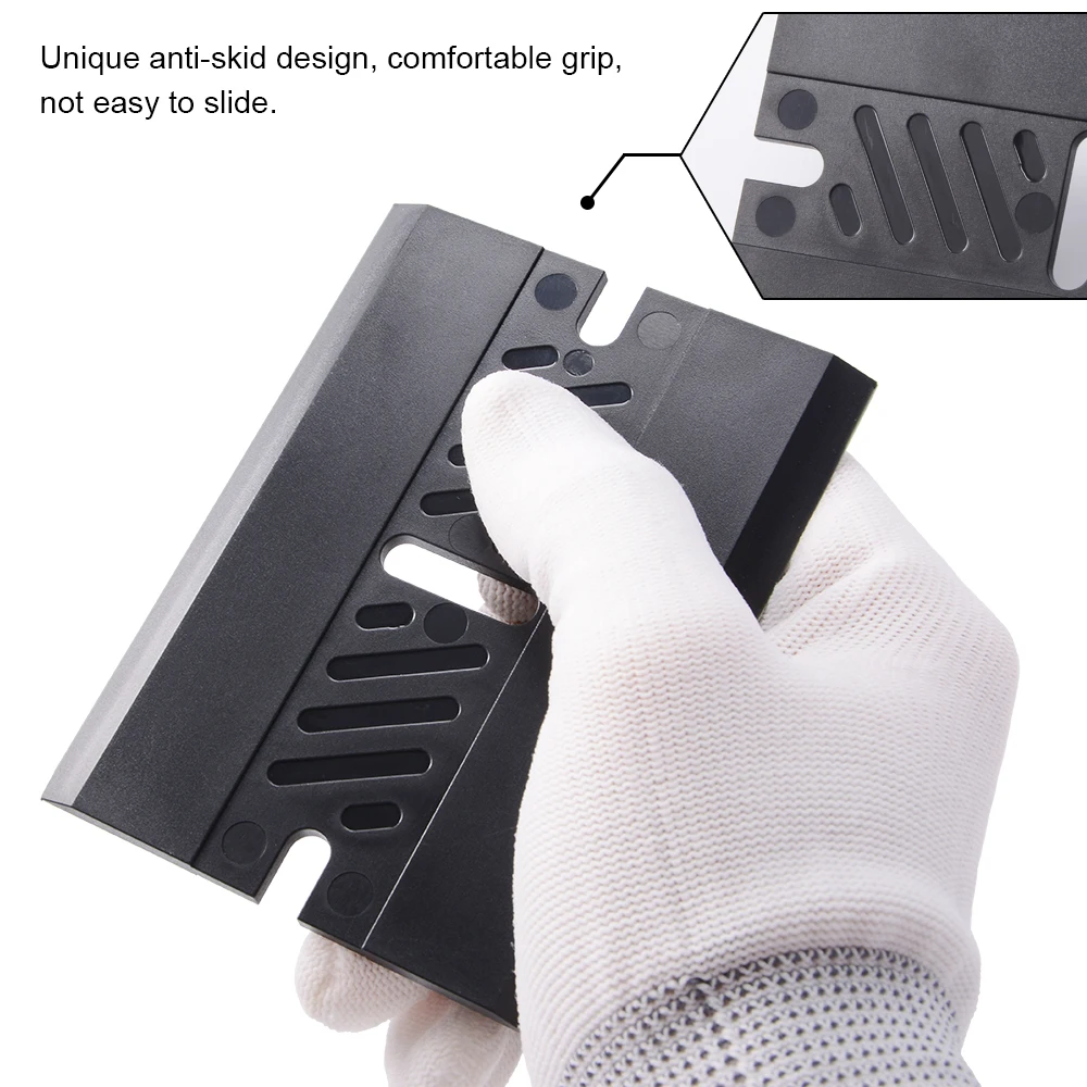 

EHDIS Soft Vinyl Tinting Squeegee Sticker Remover Carbon Fiber Decal Film Wrapping Glass Scraper House Window Car Cleaning Tools