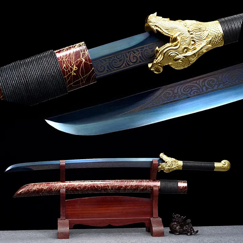 

Катана, самурайский меч с искусственной рукояткой, лезвие из искусственной кожи, боевой готовый шпаг, дао меч, искусственный домашний декор