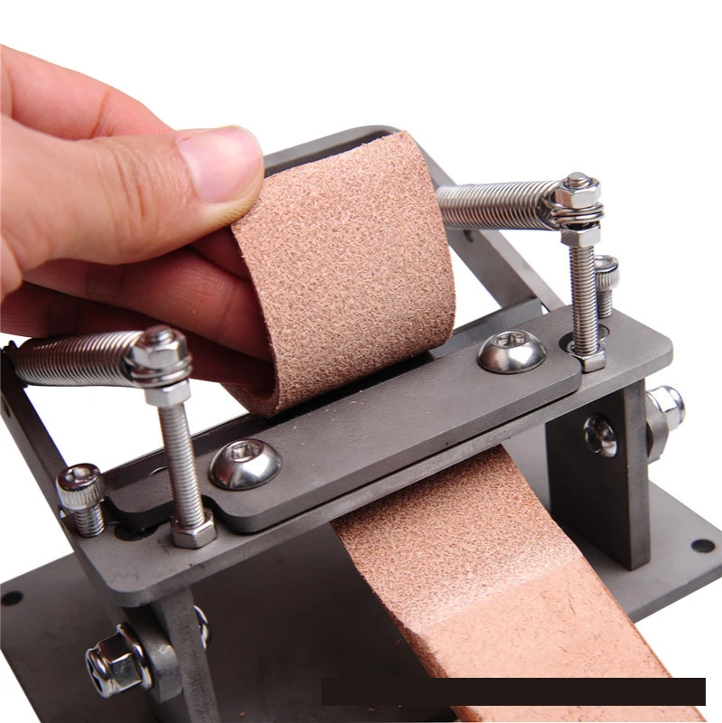 Скидка Ремни из нержавеющей стали для изготовления кожаных полосок ручная Филировочная машина «сделай сам» резка-пилинг инструменты