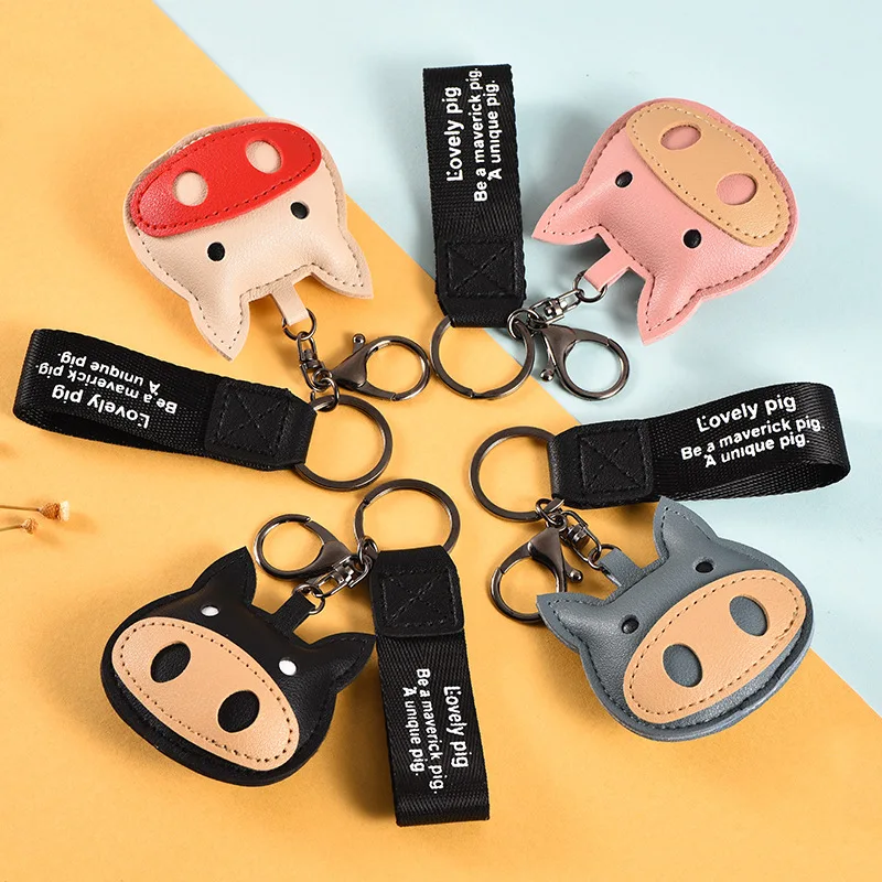 2020 милый поросенок ткань-с ремешком для руки на хлопковом подкладе брелок